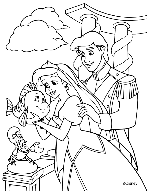coloriage activite gratuit imprimer Disney princesses